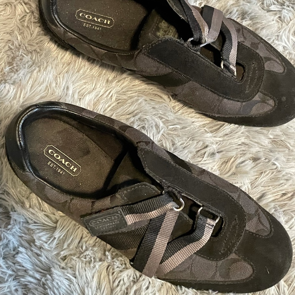 Size 8.5 Black Coach shoes